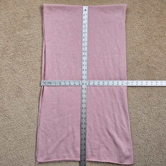 COS Cashmere Scarf Pink Oblong - Picture 6 of 9